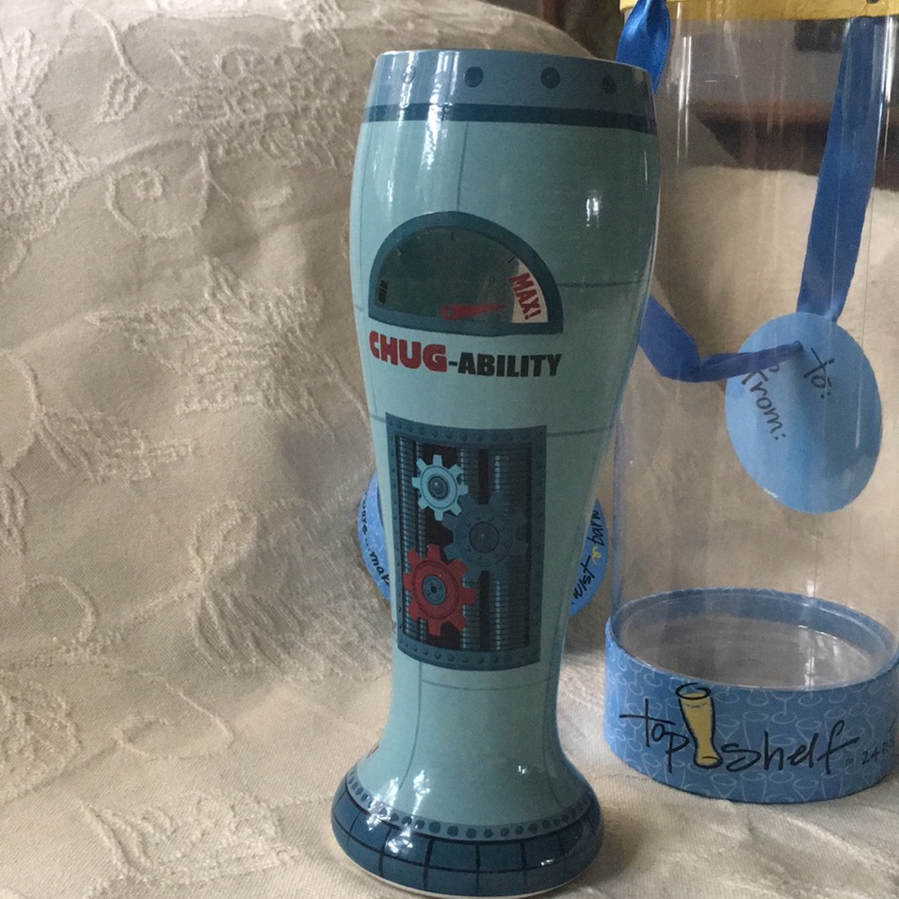 Top Shelf Beer-O-Meter Pilsner Glass